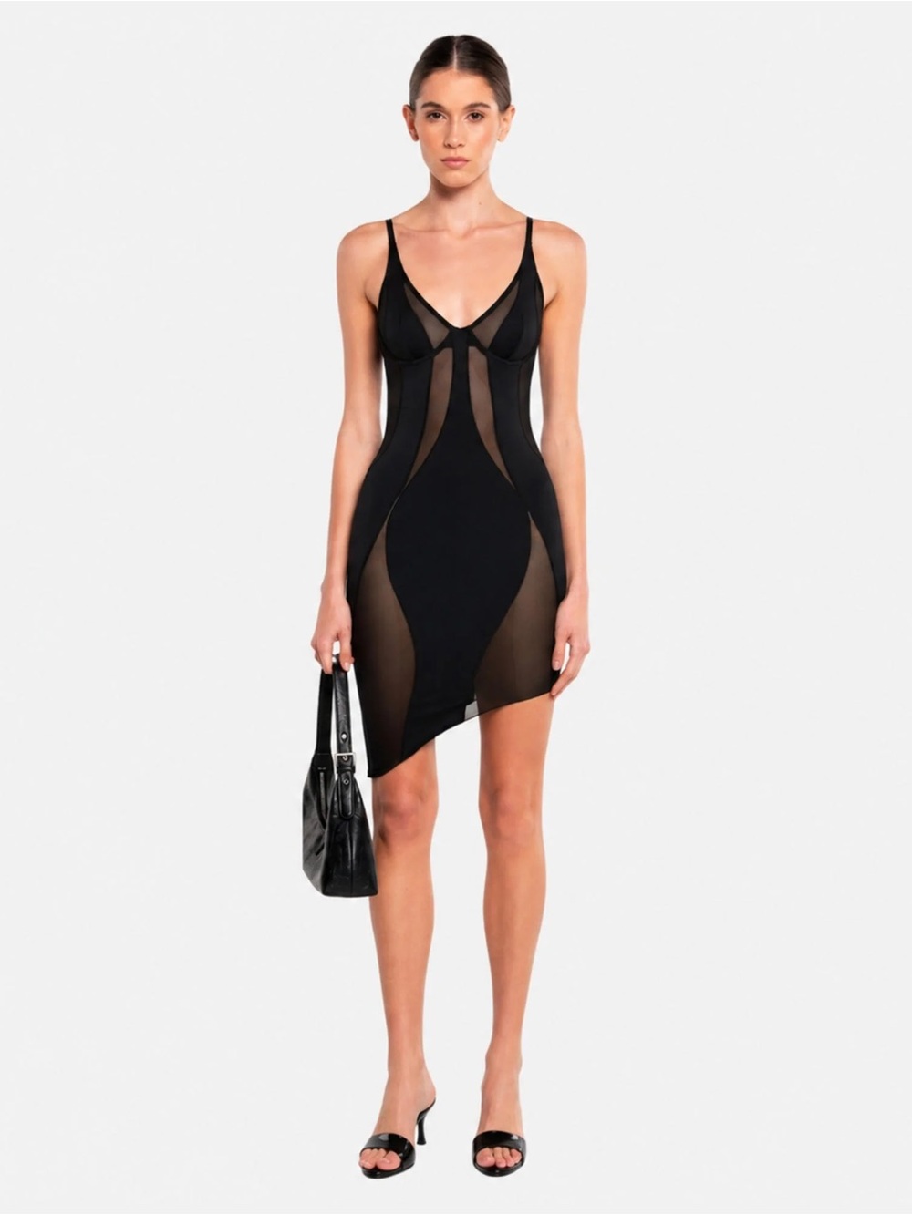 OW Collection Swirl Mini Dress